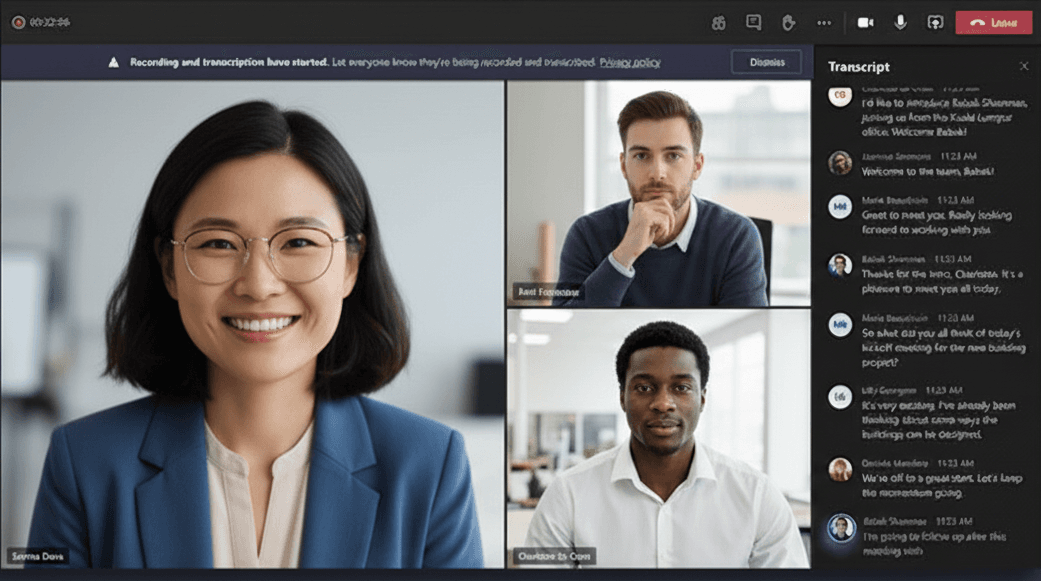 Meeting recording & transcription